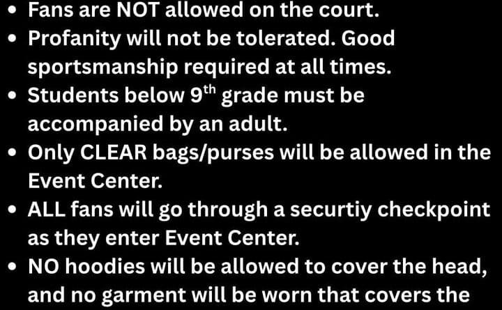 Please review if you are attending the game tonight at Ripley