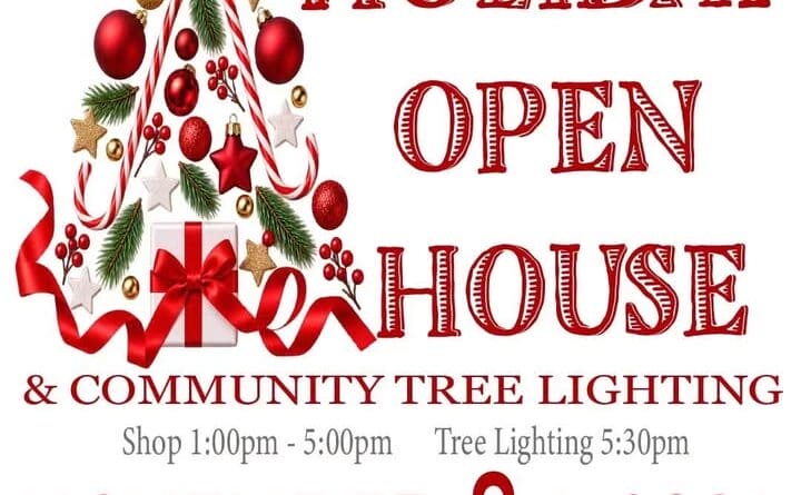🎄 Holiday Open House & Community Tree Lighting!