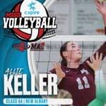 Allie Keller named 4A Miss Volleyball for second consecutive year A huge Congratulations to Allie Keller on being named Miss Volleyball for 4A for the second year in