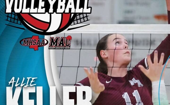A huge Congratulations to Allie Keller on being named Miss Volleyball for 4A for the second year in