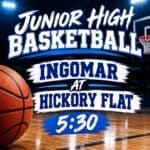Ingomar Junior High Falcons open basketball season tonight 🏀 IT’S GAME DAY, INGOMAR!