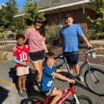 Library Staff Make Bicycle Checkouts Easy for Community Members This crew! Love when they pop in for bicycles!