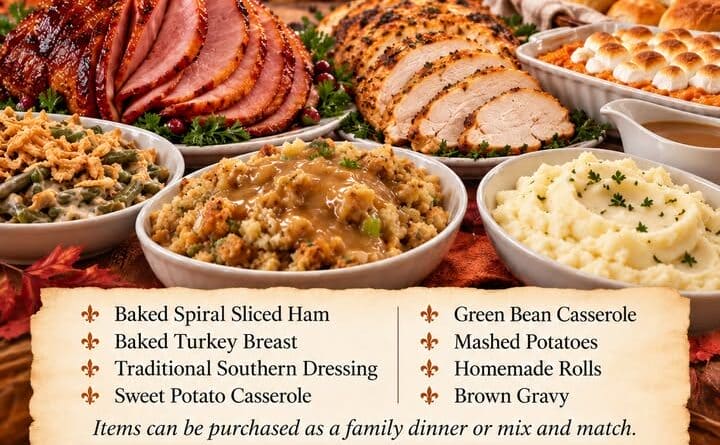 Place your Thanksgiving orders today!
