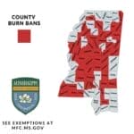 Mississippi Implements Multiple Burn Bans Amid Fire Risk Photos from Mississippi Emergency Management Agency's post