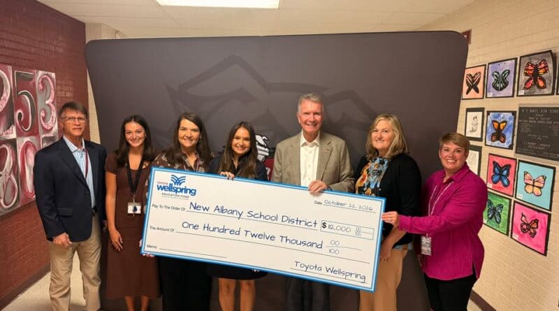 New Albany School District is proud to announce that we have been awarded a $112,000 grant from the