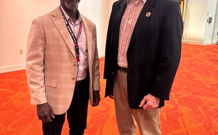 Director McCraney and FEMA Region IV Administrator Rob Ashe are at the NEMA 2026 Annual Forum