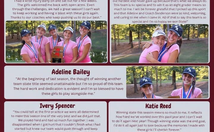 The golf girls did amazing at the state championshp