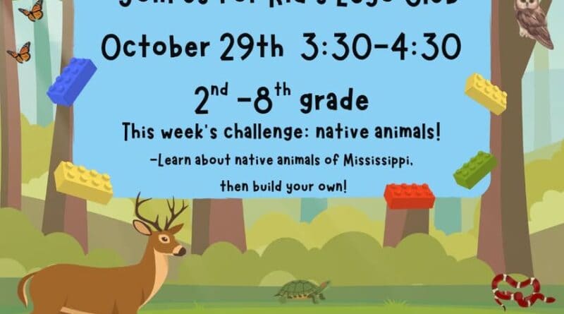 2nd-8th grade students, join us for Lego Club on October 29th from 3:30-4:30 to learn all about nati